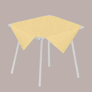25 Pz Tovaglia in Carta Airlaid Mono Fabric Ambra 100x100 cm [98b2f1a2]