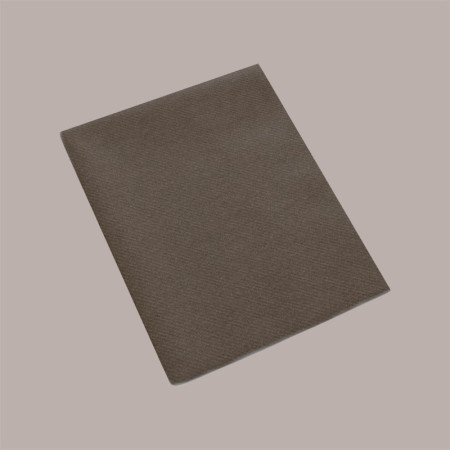 100 Pz Tovaglioli in Carta Airlaid Mono Color Soft Cacao 40x30 cm [2906db5a]