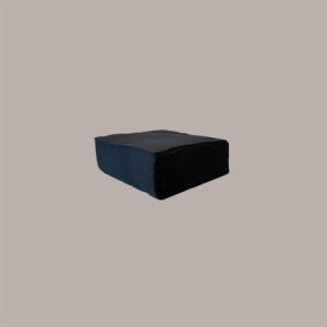 160Pz Tovaglioli in Carta Airlaid Plus Nero 20x20 cm [5086cd49]