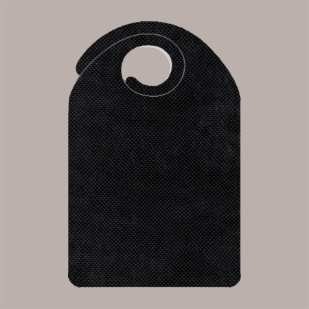 200 Pz Bavaglio Bavì Nero in Tessuto TNT Monouso 37x57 Cm [1769df84]