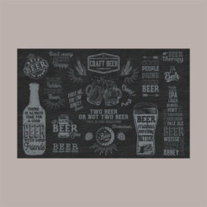 400 Pz Tovaglietta Carta Ecoblack Birra 30x44 cm [19306e87]