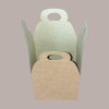 20 Pz Scatola per Confezione Regalo Porta Piccolo Panettone da 100gr in Cartoncino Avana 10x10x10 cm [1da03c73]