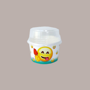Coperchio a Cupola Trasparente per Coppette Carta Gelato 160/200/230cc 60 Pezzi [7d7fa7d6]