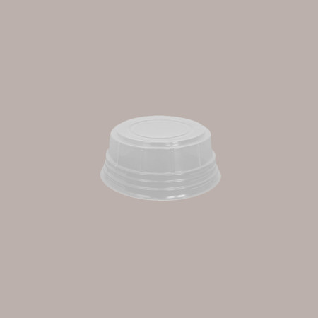 Coperchio a Cupola Trasparente per Coppette Carta Gelato 80/100/120cc 60 Pezzi [4e271647]