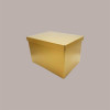 2 Pz Scatola per Confezione Regalo Baule e Coperchio Carta Fibra Oro 400x285H240 mm [3b6cb291]