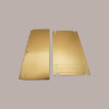 2 Pz Scatola per Confezione Regalo Baule e Coperchio Carta Fibra Oro 400x285H240 mm [6459bc81]