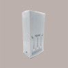 Dispenser Automatico Porta Palette Gelato a 3 Piste Colore Bianco [05631360]