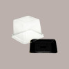 30 Pz Coperchio Trasparente per Vassoio Quadrato Medoro Plastica Rigido 20x20H8 cm [5b8f3b54]