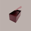 Segreto Scatola in Carta Seta Bordeaux Porta 4 Bottiglie Orizzontali 325x175x180 mm 10 pezzi [9aafb84b]