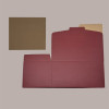 Segreto Scatola in Carta Seta Bordeaux Porta 4 Bottiglie Orizzontali 325x175x180 mm 10 pezzi [9fffff55]