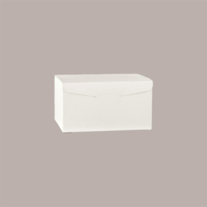 Segreto Scatola in Carta Fibra Bianco Porta 6 Bottiglie Orizzontali 325x255x180 mm 10 pezzi [59b7f449]