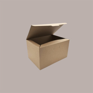 Scatola per Confezioni Regalo in Carta Avana Segreto 390x270x235 mm 5 Pezzi