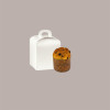 Scatola per Confezione Regalo Porta Piccolo Panettone da 100gr in Cartoncino Fibra Bianco 10x10x10 cm 20 Pezzi [ee70ff95]