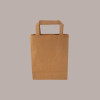 50 Pz Borsa Shoppers Carta Avana Eco 100 gr Manico Pattina 16+8x23cm [778219e7]