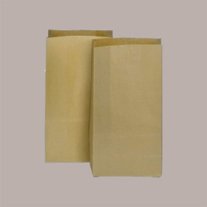 Sacco Carta Marrone 33 litri Raccolta Differenziata  2 Fogli Super Resistente 32+17H61 cm 50 Pezzi