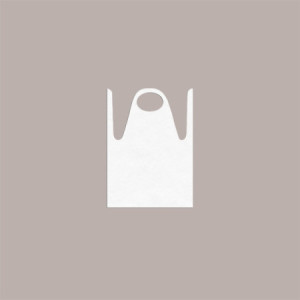Grembiule Monouso Bianco in TNT 82x100 50 Pezzi [82a721e8]