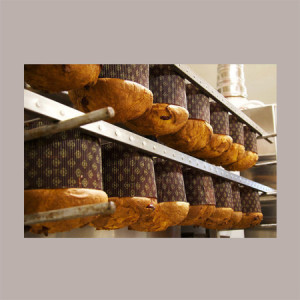 Scatola per Confezione Regalo Porta Panettone Alto da 500 o 750gr  in Cartoncino Avana 160x160H140mm 10 Pezzi [8d142c51]