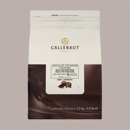 Cubetti Cioccolato Fondente Chococubes ideale per Panettone Colomba Callebaut 2,5 Kg [99ef0ed6]