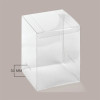 Scatola Trasparente Espositiva con Fondo Carta H30 mm Bianco Effetto Fibra 250x250H300mm 5 Pezzi [d736a72a]
