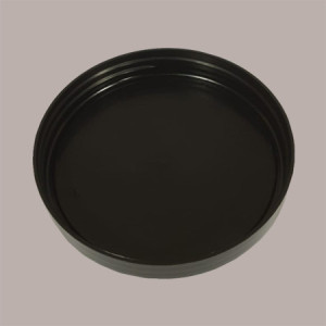 20 Pz Coperchio Tappo Vite Nero Lucido 48 mm x Vaso 100 Ml