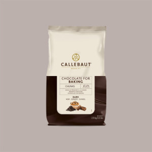 Cubetti Chunks al Cioccolato Fondente ideale per Panettone Colomba Callebaut 2,5 Kg [fb3b8599]