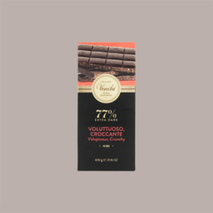 Maxi Tavoletta Cioccolato Fondente al 77% Nibs Venchi 600 gr [8ce22289]