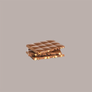 Maxi Tavoletta di Cioccolato Nocciolata al Latte Venchi 600 gr [0e1ebd96]