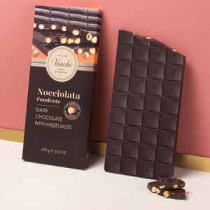Maxi Tavoletta di Cioccolato Nocciolat Fondente Venchi 600 gr [6e7c8e9c]