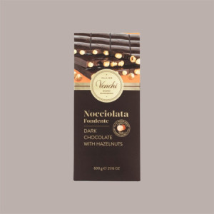 Maxi Tavoletta di Cioccolato Nocciolat Fondente Venchi 600 gr [05174b8b]