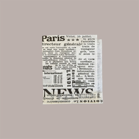Porta Piadina o Panino Carta Grafica Giornale Antiunto 19x15 cm 500 Pezzi [dbaca9d5]