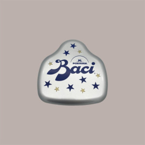Confezione in Latta a Forma di Bacio Perugina con Baci Fondente Classico Luisa 150 gr [5e4a3b41]