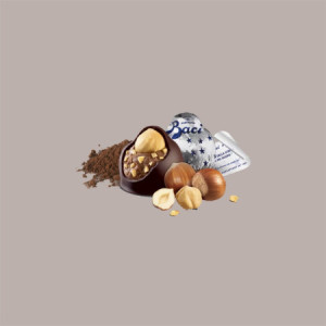 Confezione in Latta a Forma di Bacio Perugina con Baci Fondente Classico Luisa 150 gr
