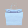 Borsa Carta Bianca Shopper Base Larga Gelateria 25+15H24 30 Pezzi [4347f978]
