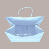 Borsa Carta Bianca Shopper Base Larga Gelateria 25+15H24 30 Pezzi [9a61ba75]