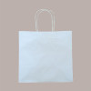 Borsa Carta Bianca Shopper Base Larga Gelateria 25+15H24 30 Pezzi [2d7c7b71]