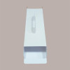 Scatola Porta Strudel in Cartoncino Bianco grafica effetto pelle 40x15H6cm 10 pezzi [032718fc]