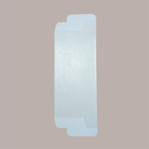 Scatola Porta Strudel in Cartoncino Bianco grafica effetto pelle 40x15H6cm 10 pezzi [4c52b66d]