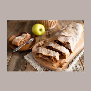Scatola Porta Strudel in Cartoncino Bianco grafica effetto pelle 40x15H6cm 10 pezzi [b16a9ee6]