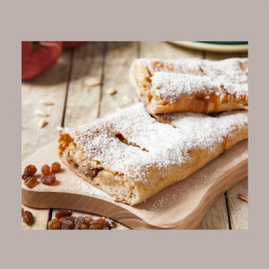 Scatola Porta Strudel in Cartoncino Bianco grafica effetto pelle 40x15H6cm 10 pezzi [684cddeb]