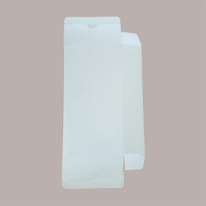 Scatola Porta Strudel in Cartoncino Bianco grafica effetto pelle 28x15H6cm 10 pezzi [62746c1e]