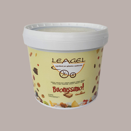 Variegato Buonissimo Gusto Wafer Nocciola e Cacao per Gelato Yogurt Dessert Leagel 4 Kg [d917b12c]