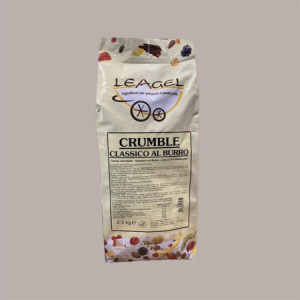 Crumble al Burro Granella Croccante Senza Glutine Leagel 2,5 Kg