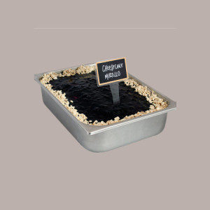 Variegato gusto Mirtillo con Pezzi Salsa per Gelato Yogurt Dessert Leagel 2 Kg