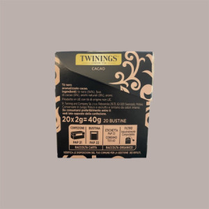Filtri Bustine Tè Nero Aromatizzato al Cacao TWININGS 20 Filtri [ca096bab]
