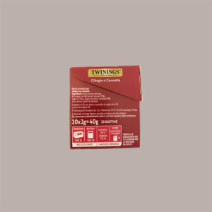 Filtri Bustine Infuso Aromatizzato Ciliegia e Cannella TWININGS 20 Filtri [5f4e60ae]