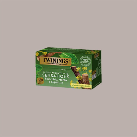 Filtri Bustine Infuso Aromatizzato Finocchio, Menta e Liquirizia TWININGS 20 Filtri [b6d93aa6]