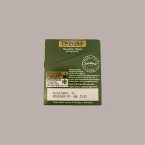 Filtri Bustine Infuso Aromatizzato Finocchio, Menta e Liquirizia TWININGS 20 Filtri [ddb2ffb1]