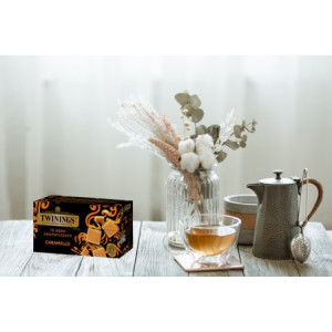 Filtri Bustine Tè Nero Aromatizzato al Caramello TWININGS 20 Filtri