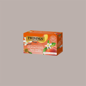 Filtri Bustine Infuso Aromatizzato Pesca, Vaniglia e Fiori d'Arancio TWININGS 20 Filtri [b8808ba5]
