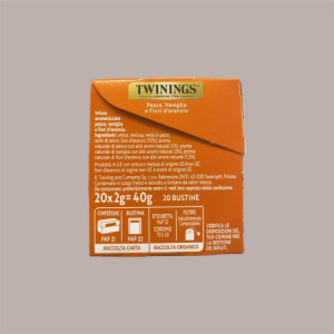 Filtri Bustine Infuso Aromatizzato Pesca, Vaniglia e Fiori d'Arancio TWININGS 20 Filtri [d6bb09ac]
